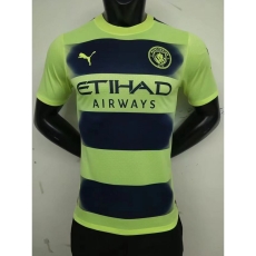 2223 Manchester City second away game fluorescent green